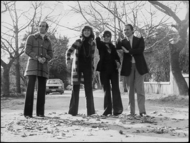 Δημήτρης Μητροπάνος, Τζένη Βάνου, Λίτσα Διαμάντη, Απόστολος Καλδάρας τη δεκαετία του '70